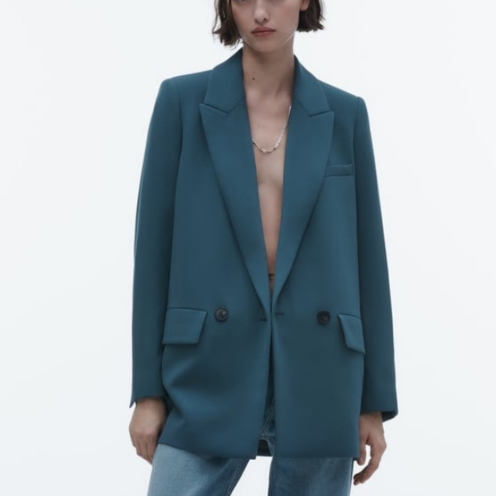 Zara Indigo Blue blazer